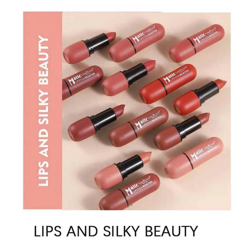 Velvet Matte Lipstick - Long-Lasting, Waterproof & High-Pigment Finish