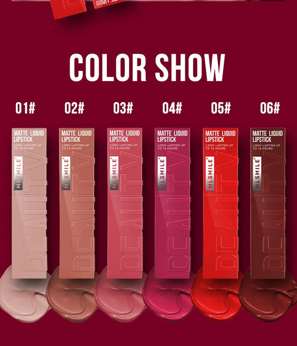 Liquid Lipstick - Smooth Matte Finish & All-Day Wear