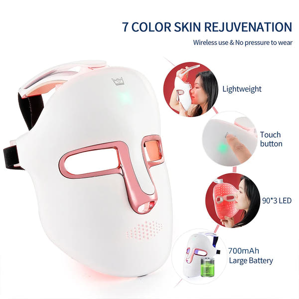 LumiGlow™ 7-Color LED Mask – Rejuvenate & Firm Your Skin Naturally