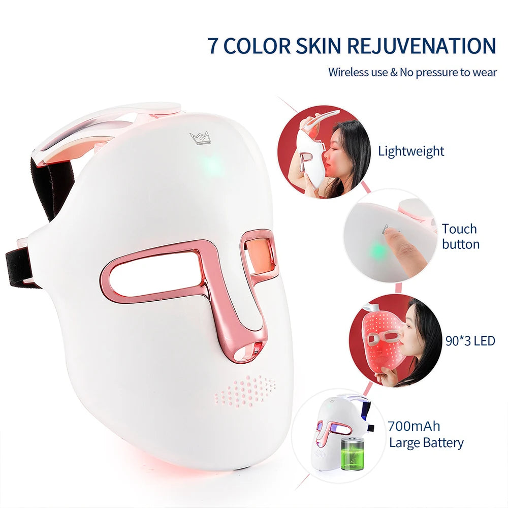 LumiGlow™ 7-Color LED Mask – Rejuvenate & Firm Your Skin Naturally