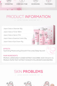Eterna Bloom Ritual - 5-Piece Sakura Skincare Colletion