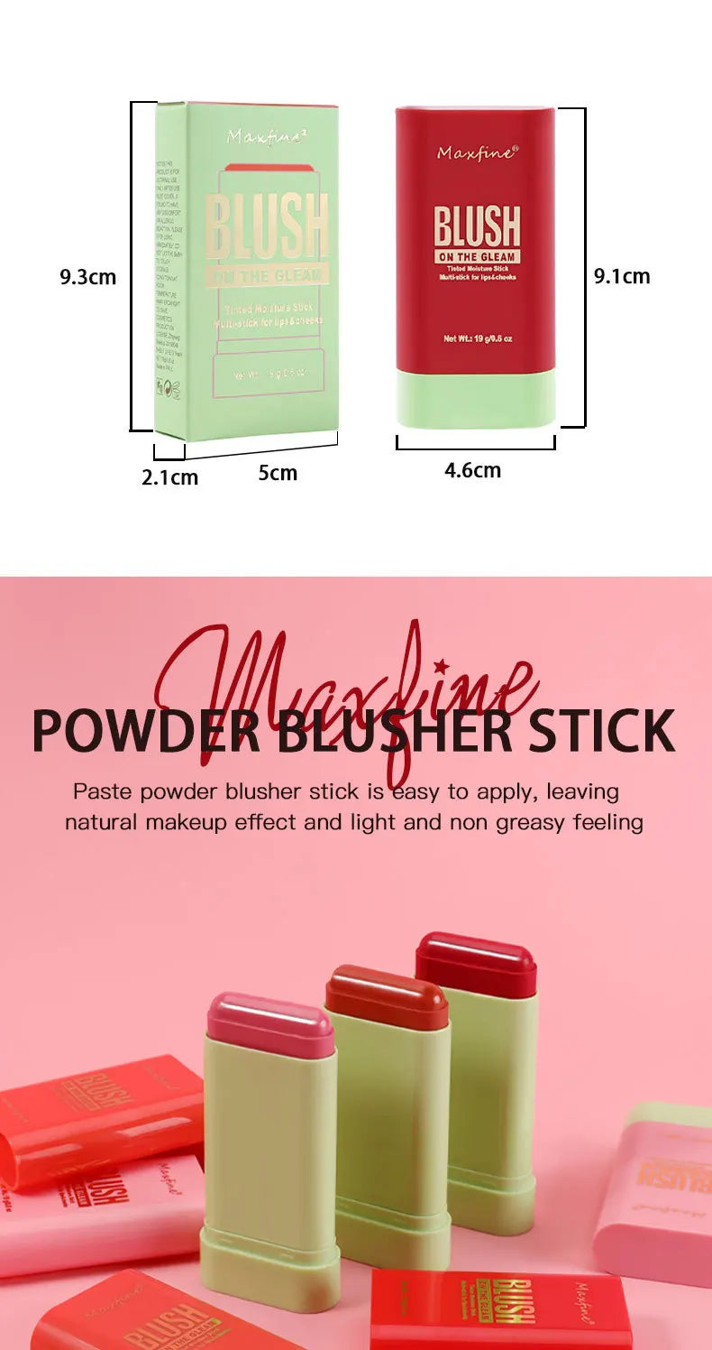 Radiant Flush Multi-Stick - Blush, Balm & Lip Glow | Natural Dewy Cheek Tint