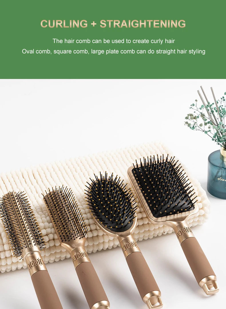 CALIYI Hair Massage Brush – Anti-Static Air Cushion Comb for Detangling & Smooth Styling