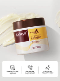 Karseell Collagen & Argan Oil Hair Mask - Deep Repair & Frizz Control (100ml/500ml)