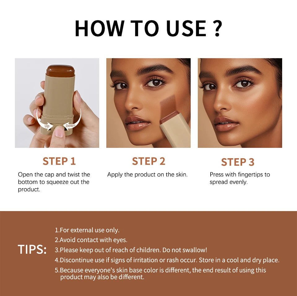 Luxe Skin Tint Stick - Serum-Infused Foundation Balm