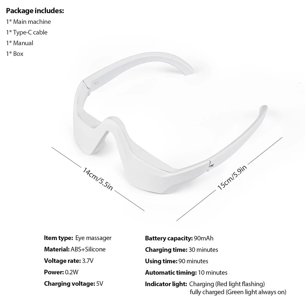 AURA Eye Therapy Device – Red Light & EMS for Dark Circles and Fine Lines