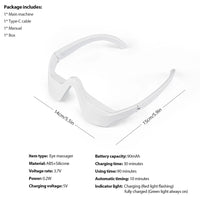 AURA Eye Therapy Device – Red Light & EMS for Dark Circles and Fine Lines