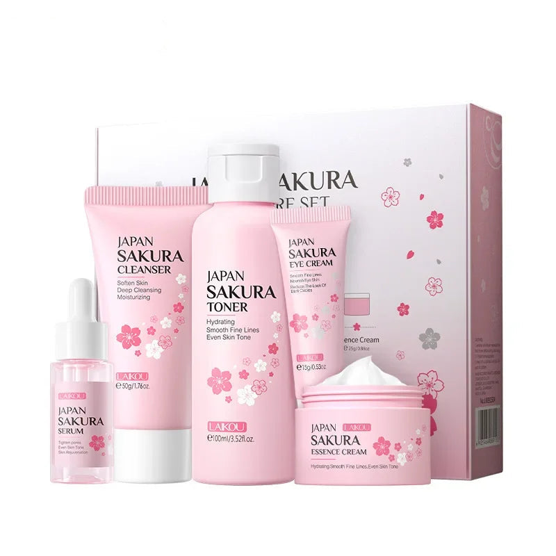 Eterna Bloom Ritual - 5-Piece Sakura Skincare Colletion
