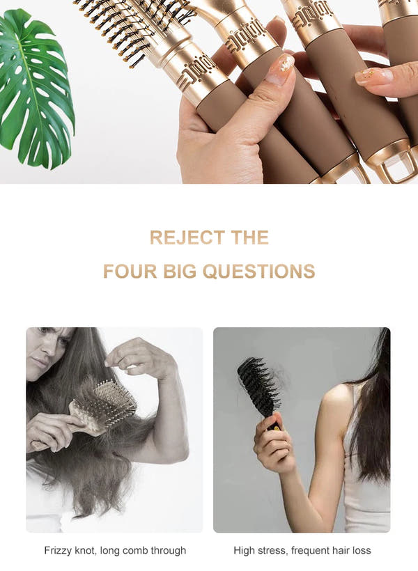 CALIYI Hair Massage Brush – Anti-Static Air Cushion Comb for Detangling & Smooth Styling