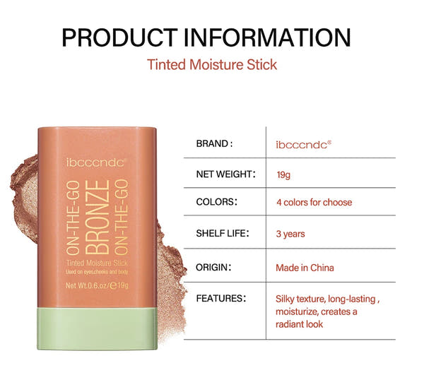 Luminous Glow Blush Stick - Waterproof & Long-Lasting