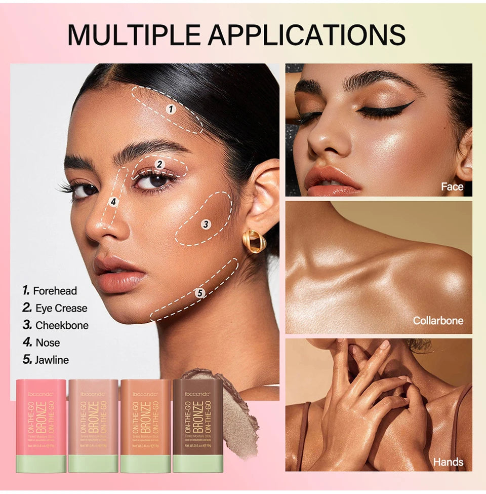 Luminous Glow Blush Stick - Waterproof & Long-Lasting