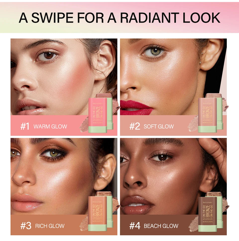 Luminous Glow Blush Stick - Waterproof & Long-Lasting