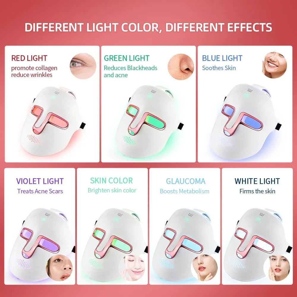LumiGlow™ 7-Color LED Mask – Rejuvenate & Firm Your Skin Naturally