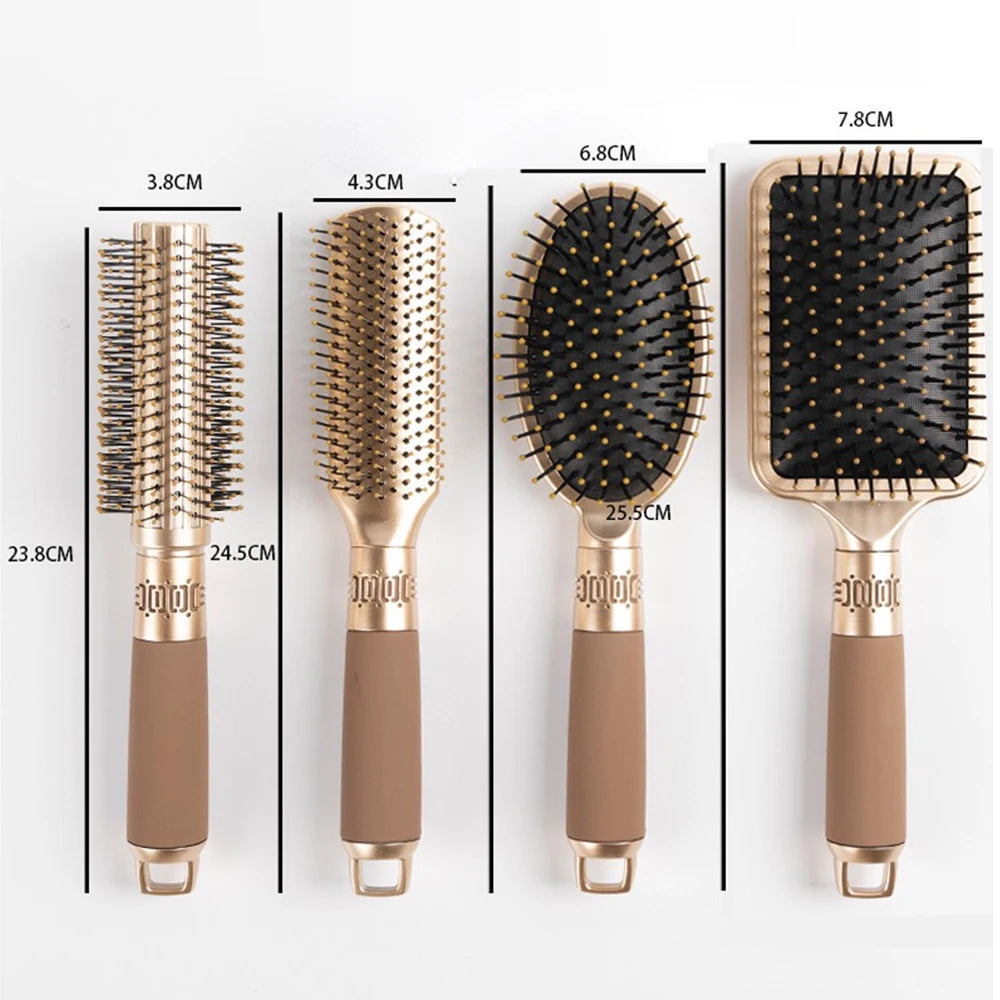CALIYI Hair Massage Brush – Anti-Static Air Cushion Comb for Detangling & Smooth Styling