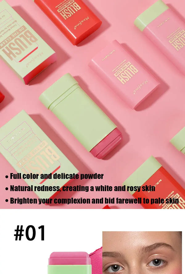 Radiant Flush Multi-Stick - Blush, Balm & Lip Glow | Natural Dewy Cheek Tint