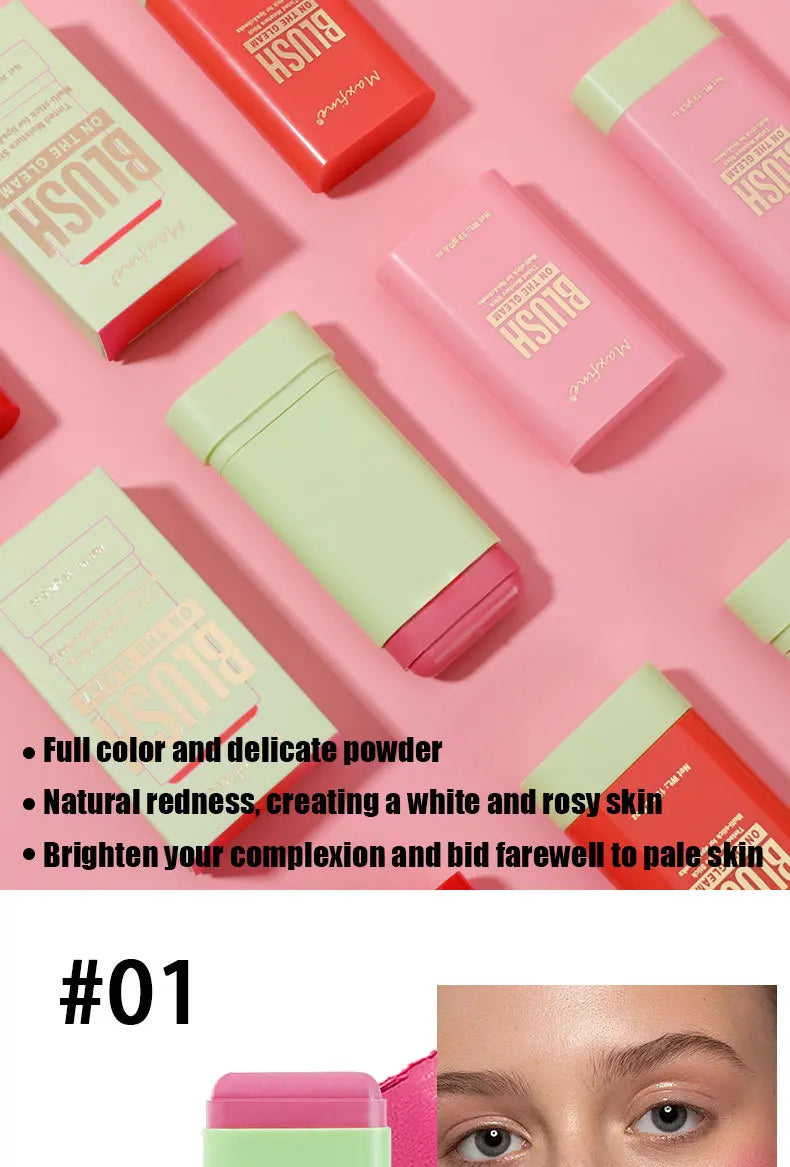 Radiant Flush Multi-Stick - Blush, Balm & Lip Glow | Natural Dewy Cheek Tint