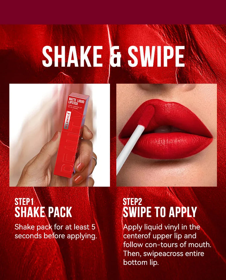 Liquid Lipstick - Smooth Matte Finish & All-Day Wear
