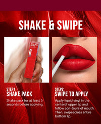 Liquid Lipstick - Smooth Matte Finish & All-Day Wear