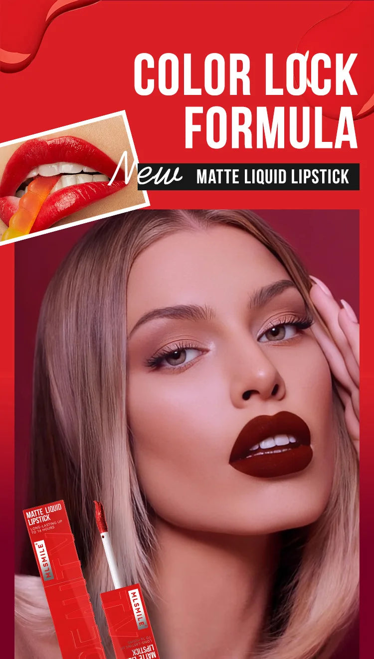 Liquid Lipstick - Smooth Matte Finish & All-Day Wear
