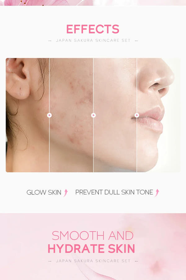 Eterna Bloom Ritual - 5-Piece Sakura Skincare Colletion