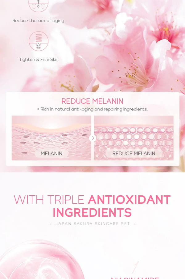 Eterna Bloom Ritual - 5-Piece Sakura Skincare Colletion