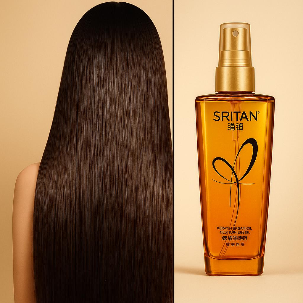 Moroccan Gold Elixir - Nourishing & Smoothing Hair Serum (80ml)
