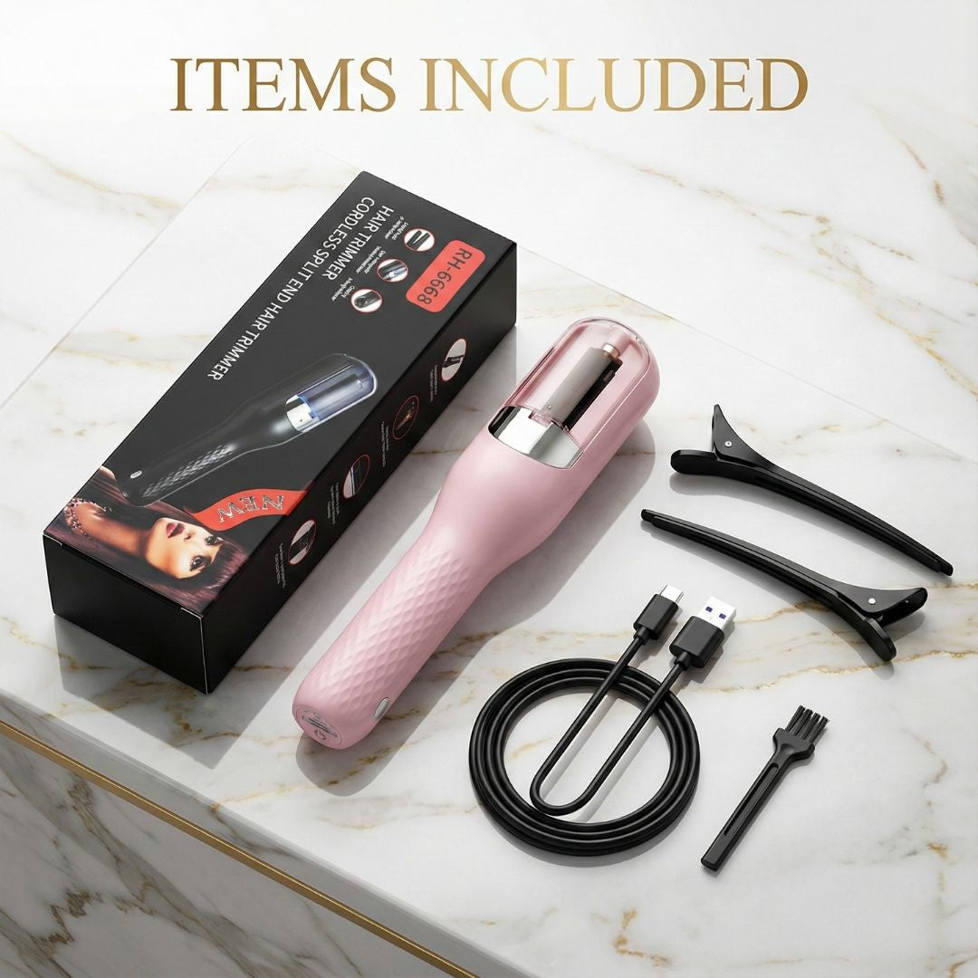 TrimLuxe™ Precision Polisher – Instant Split-End Renewal