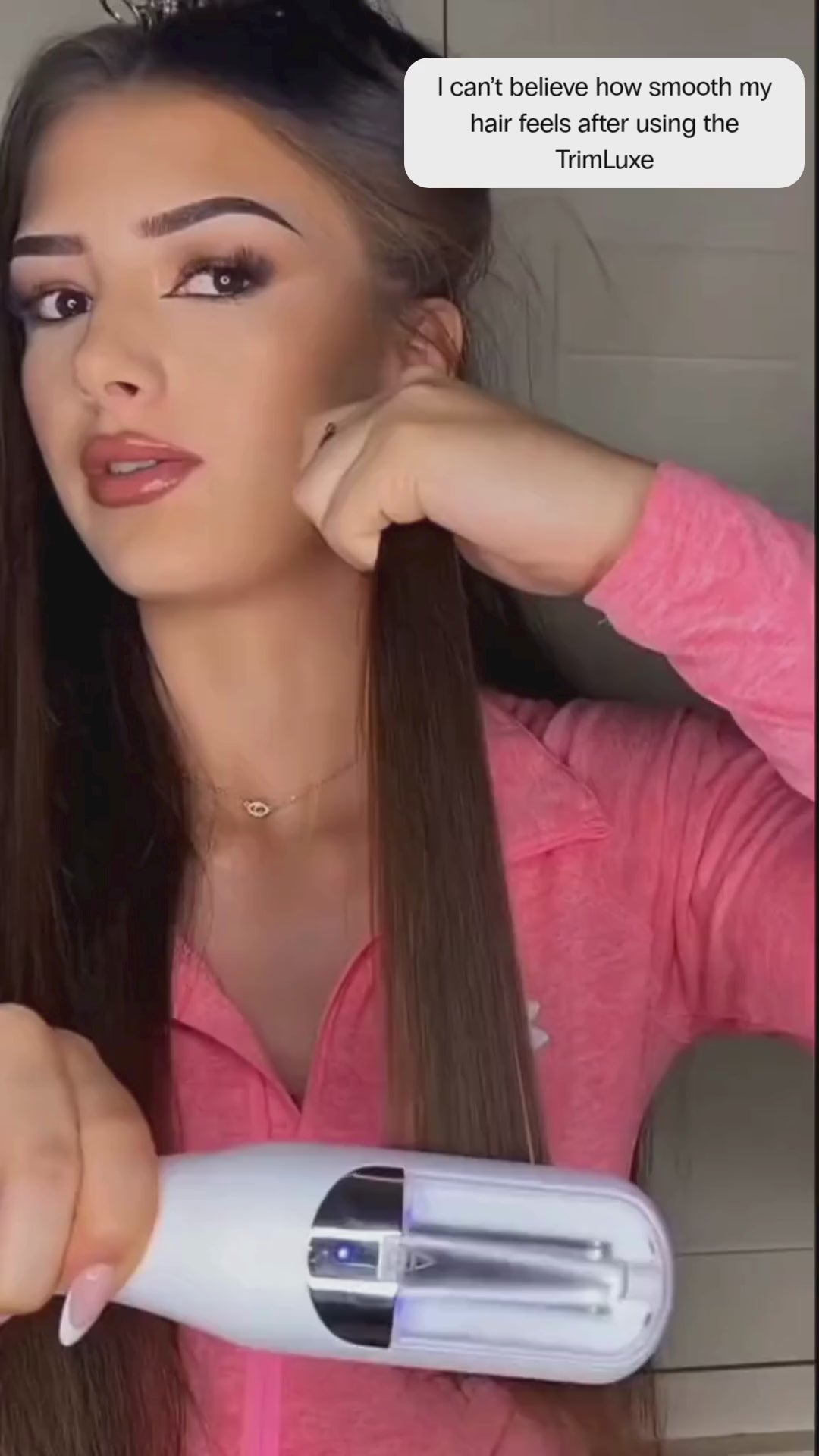 TrimLuxe™ Precision Polisher – Instant Split-End Renewal video